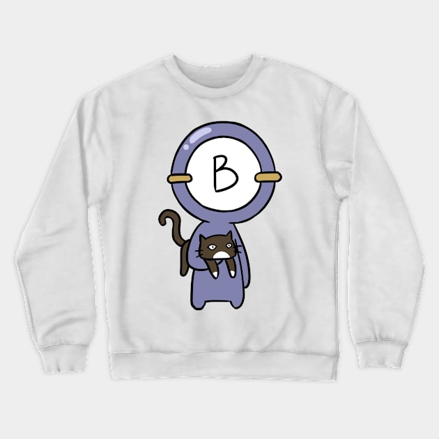 B blood type Crewneck Sweatshirt by Oricca